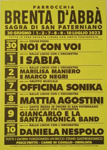 Sagra San Paterniano Brenta D'abba - Correzzola