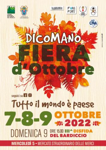 Fiera Di Ottobre - Dicomano