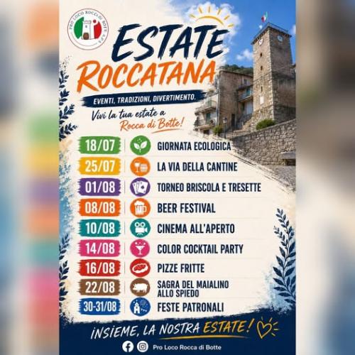 Eventi Estate A Rocca Di Botte - Rocca Di Botte