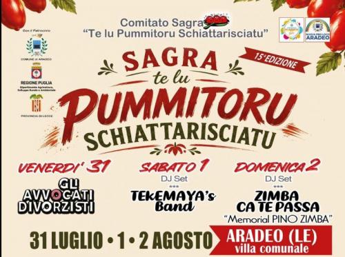 Sagra De Lu Pummitoru Schiattarisciatu - Aradeo