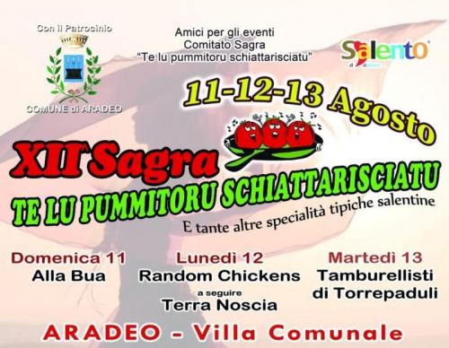 Sagra De Lu Pummitoru Schiattarisciatu - Aradeo
