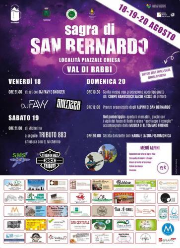 Sagra Di San Bernardo A Rabbi - Rabbi