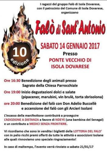 Falò Di S.antonio Abate - Isola Dovarese