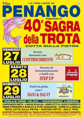 Sagra Della Trota Cotta Su Pietra A Penango - Penango