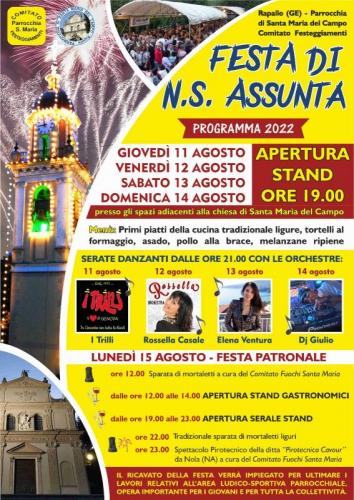 Festa Dell'assunta E Sagra Dell'asado - Rapallo