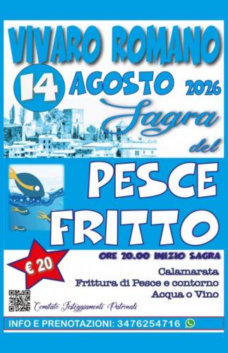 Sagra Pesce Fritto A Vivaro Romano - Vivaro Romano