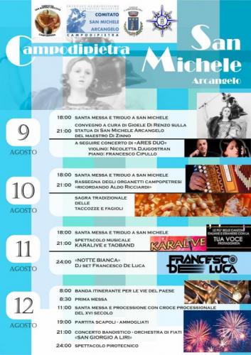 Festeggiamenti In Onore Del Santo Patrono, San Michele Arcangelo - Campodipietra