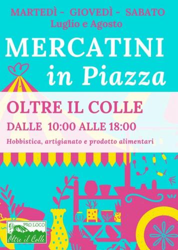 Mercatini In Piazza A Oltre Il Colle - Oltre Il Colle