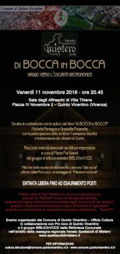 Veneto - Spettacoli Di Mistero - Quinto Vicentino