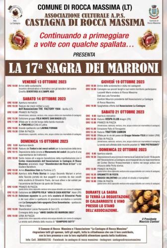 Sagra Dei Marroni Di Rocca Massima - Rocca Massima