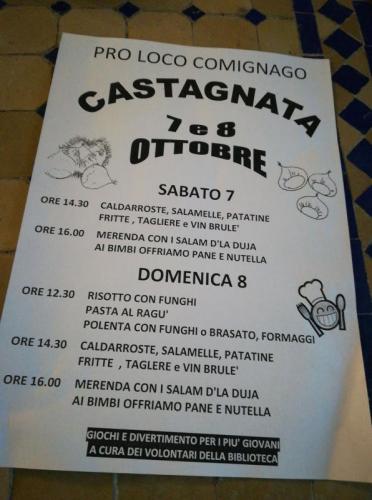 Grande Castagnata In Allegria - Comignago