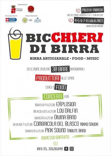 Bicchieri Di Birra 2023, 04 – 08 Luglio 2023 Chieri - Chieri