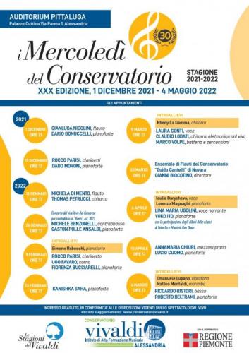 I Mercoledì Del Conservatorio - Alessandria