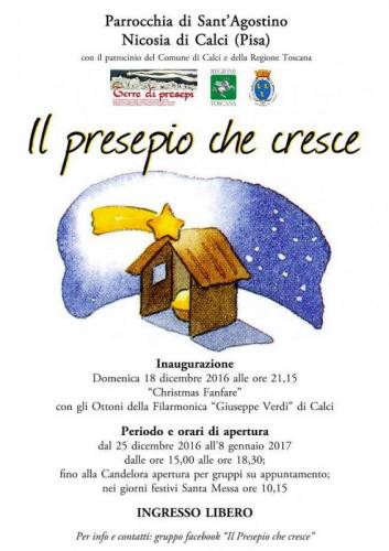 Calci  Paese Dei Presepi - Calci