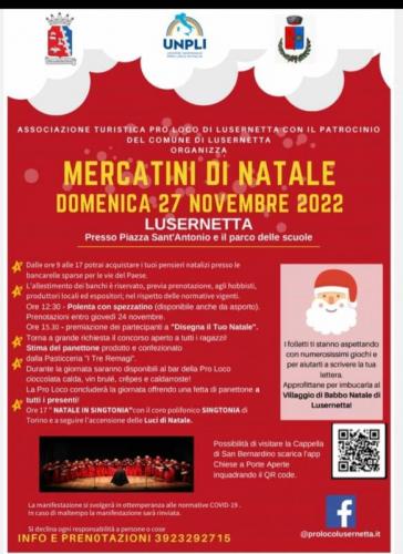 Mercatini Di Natale A Lusernetta - Lusernetta