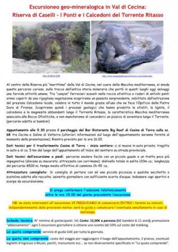 Escursione In Val Di Cecina - Montecatini Val Di Cecina