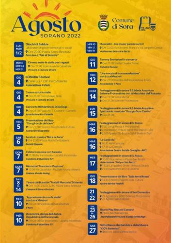 Sagre Feste Eventi A Sora - Sora