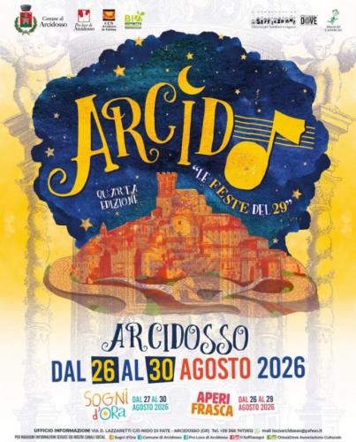 Arcidò  Le Feste Del ’29  Ad Arcidosso - Arcidosso