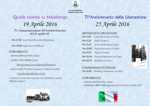 Anniversario Della Liberazione - Malalbergo