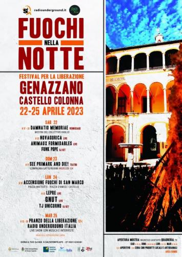Fuochi Nella Notte A Genazzano - Genazzano