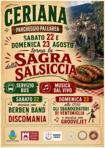 Sagra Della Salsiccia Di Ceriana - Ceriana