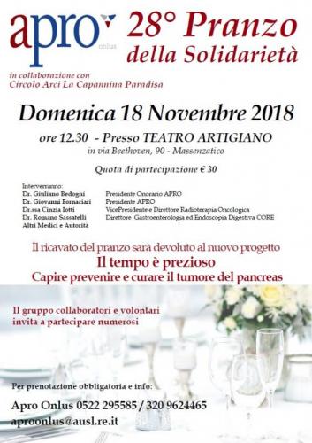Pranzo Della Solidarietà - Reggio Emilia