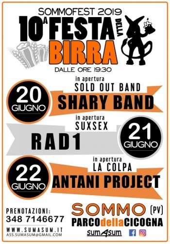  Festa Della Birra A  Sommo Sommofest - Sommo