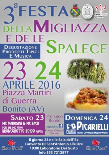 Festa Della Migliazza E De Le Spalece - Bonito