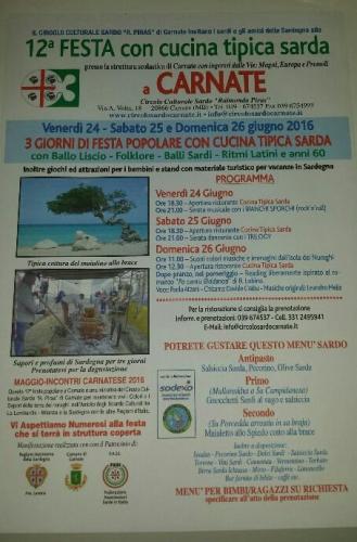 Festa Popolare Sarda - Carnate