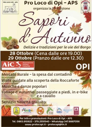 Sapori D’autunno A Opi - Opi