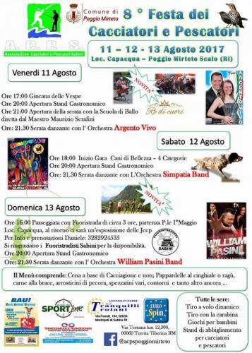 Festa Della Caccia E Pesca - Poggio Mirteto