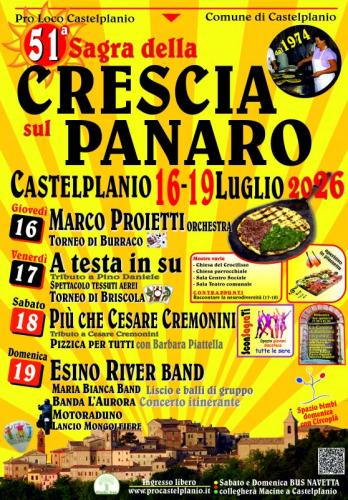 Sagra Della Crescia Sul Panaro A Castelplanio - Castelplanio