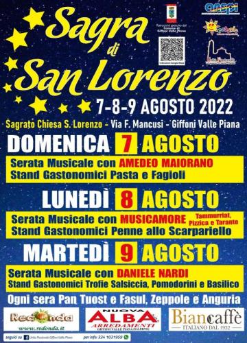 Sagra Di San Lorenzo A Giffoni Valle Piana   - Giffoni Valle Piana