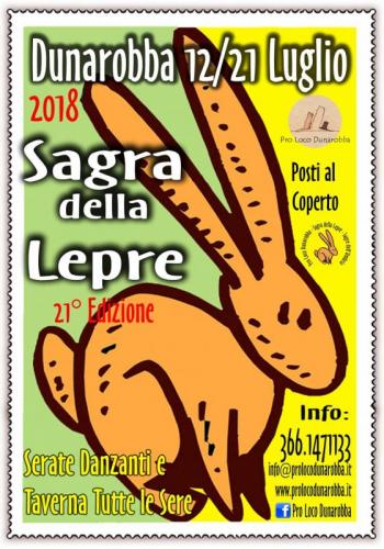 Sagra Della Lepre A Dunarobba Di Avigliano Umbro  - Avigliano Umbro