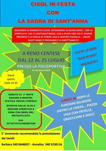 Sagra Di Sant'anna Di Reno Centese - Cento