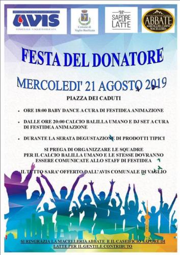 Festa Del Donatore  - Vaglio Basilicata