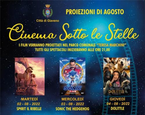 Cinema Sotto Le Stelle - Giaveno