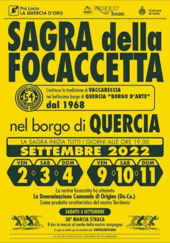 Sagra Della Focaccetta A Quercia Di  Aulla - Aulla