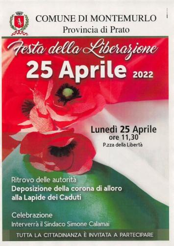 Festa In Ricordo Della  Liberazione - Montemurlo