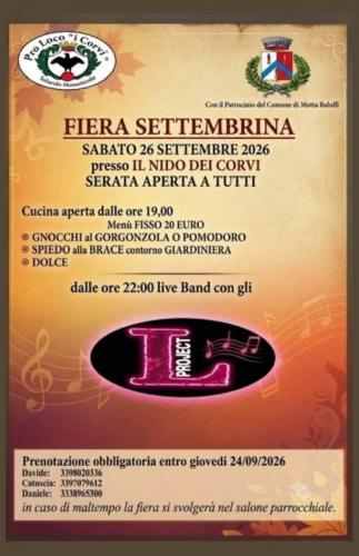 Fiera Settembrina - Motta Baluffi
