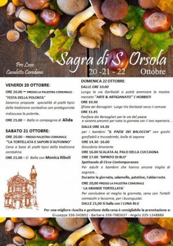 Sagra Di S.orsola - Casaletto Ceredano