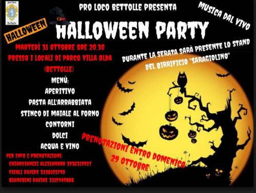 Party Di Halloween - Sinalunga