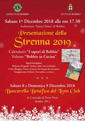 Calendario-strenna Lions - Bobbio