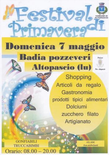 Festival Di Primavera - Altopascio