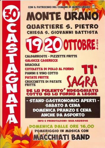 La Castagnata A Monte Urana  - Monte Urano