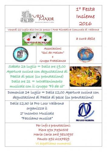 Festa Insieme - Valbrona