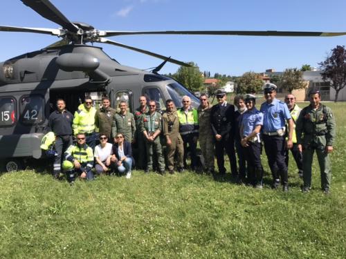 Esercitazione/dimostrazione Della Protezione Civile - Cantiano