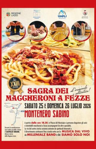 Sagra Dei Maccheroni A Fezze A Montenero Sabino - Montenero Sabino