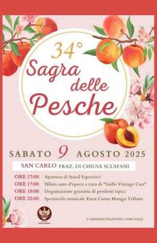 Sagra Delle Pesche - Chiusa Sclafani