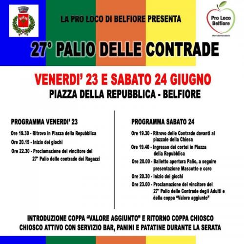 Palio Delle Contrade Di Belfiore - Belfiore